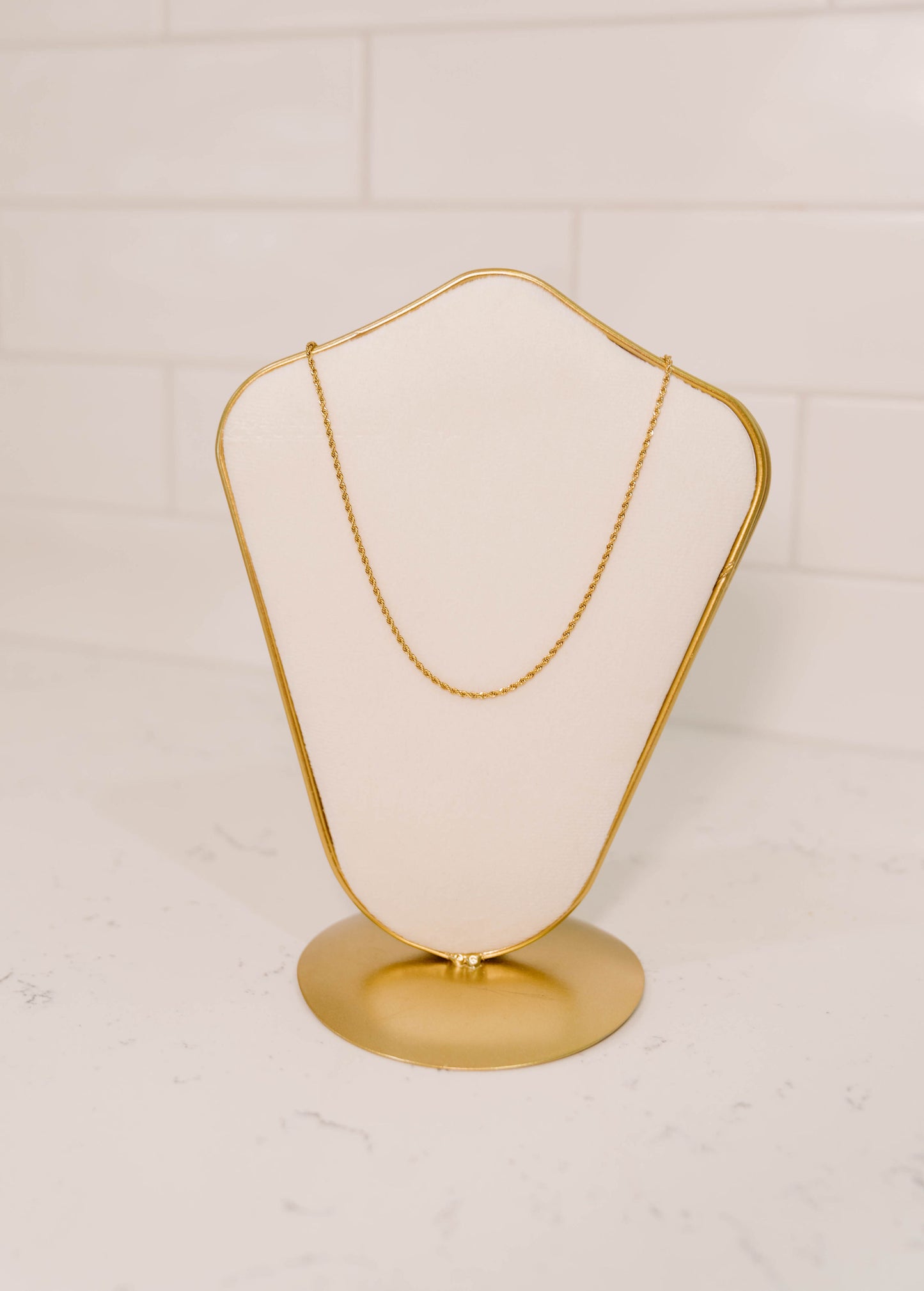Thin Wheat Chain Necklace