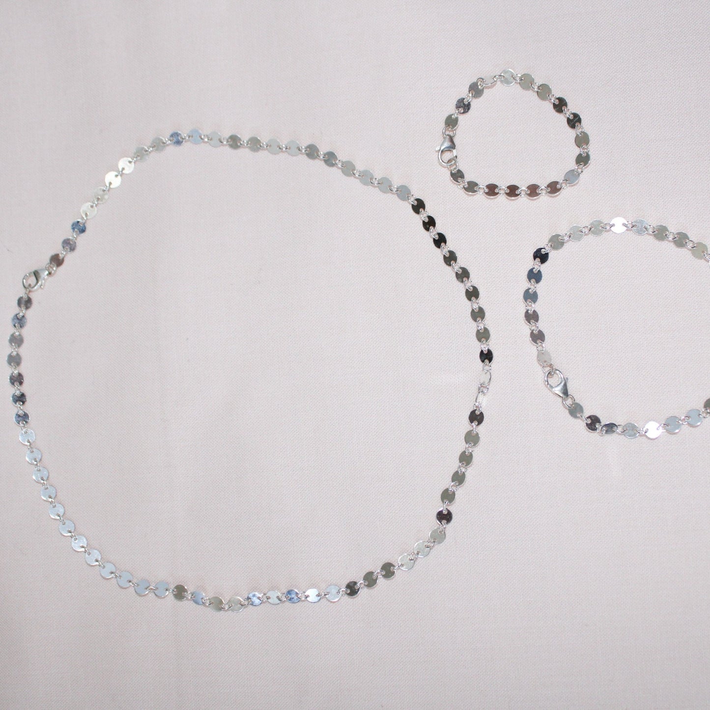 Silver Poppy Necklace