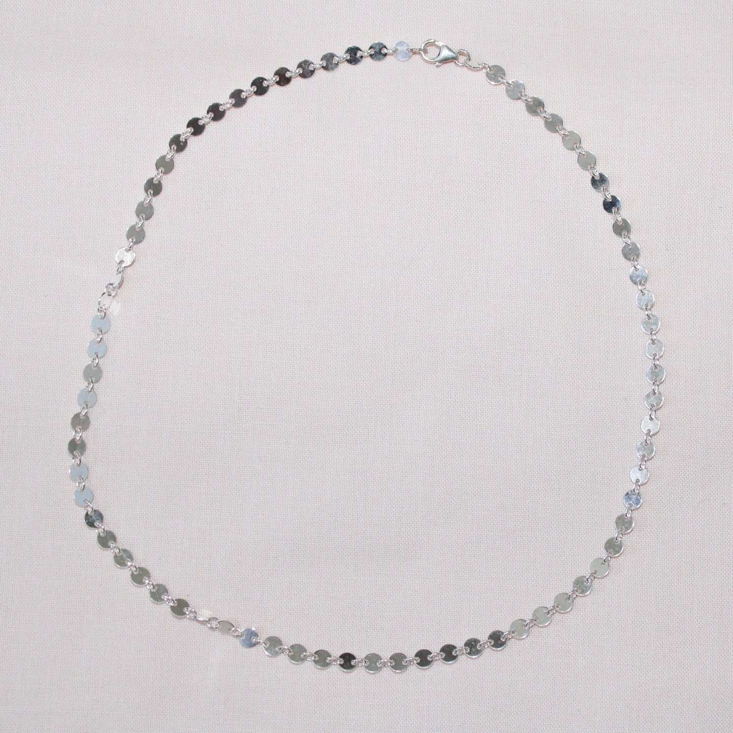 Silver Poppy Necklace