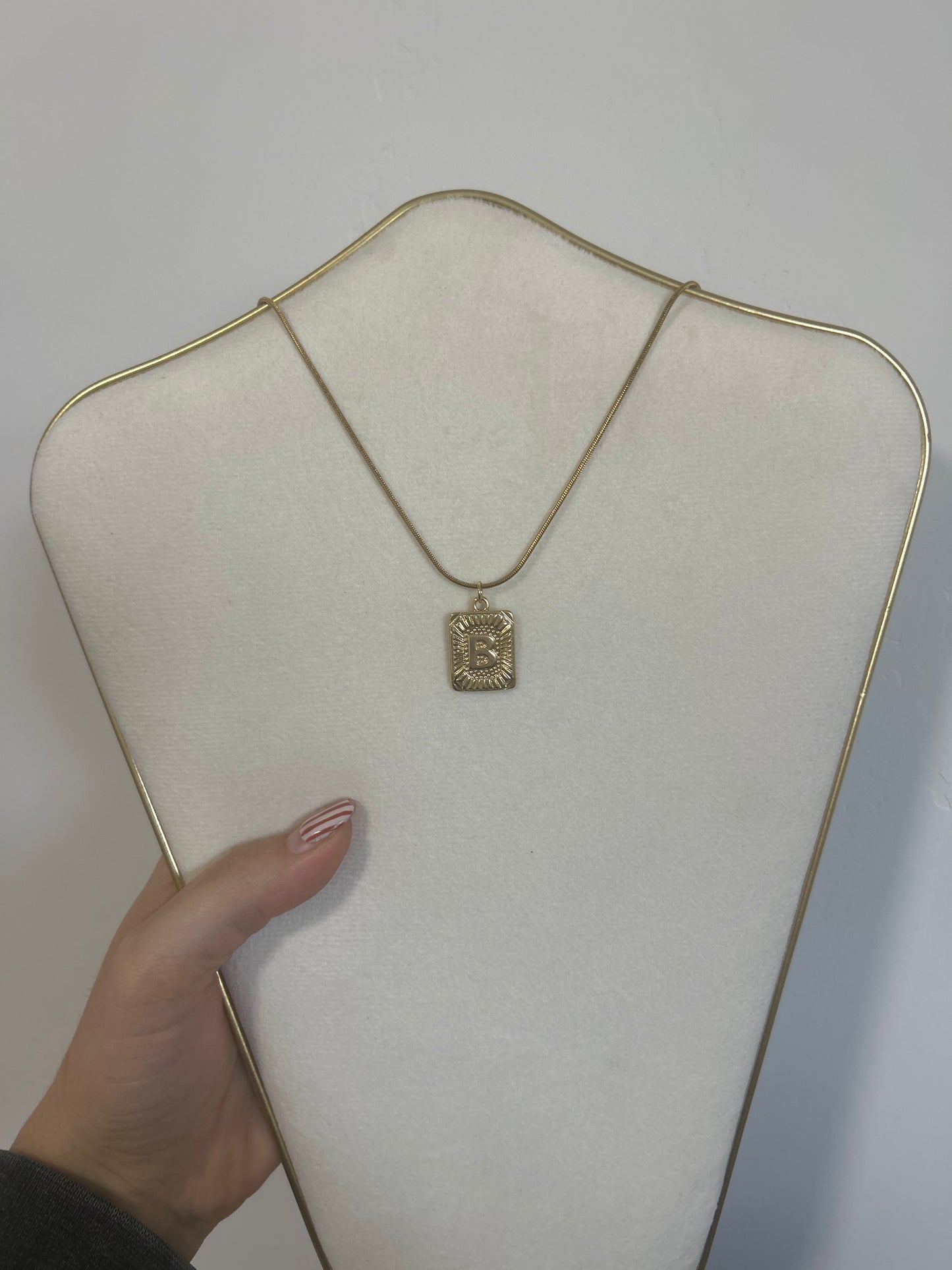 Initial Charm Necklace