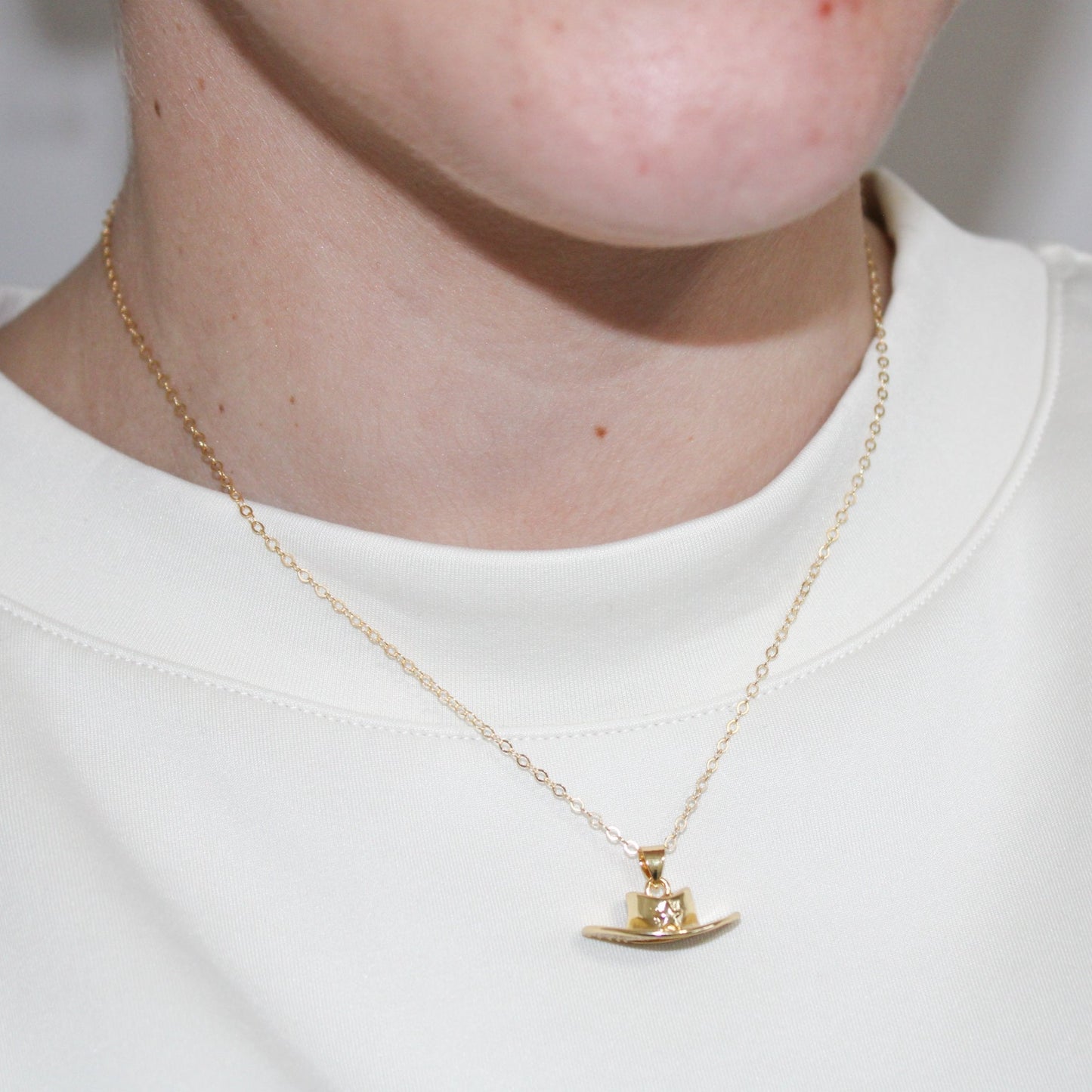 Cowboy Hat Necklace