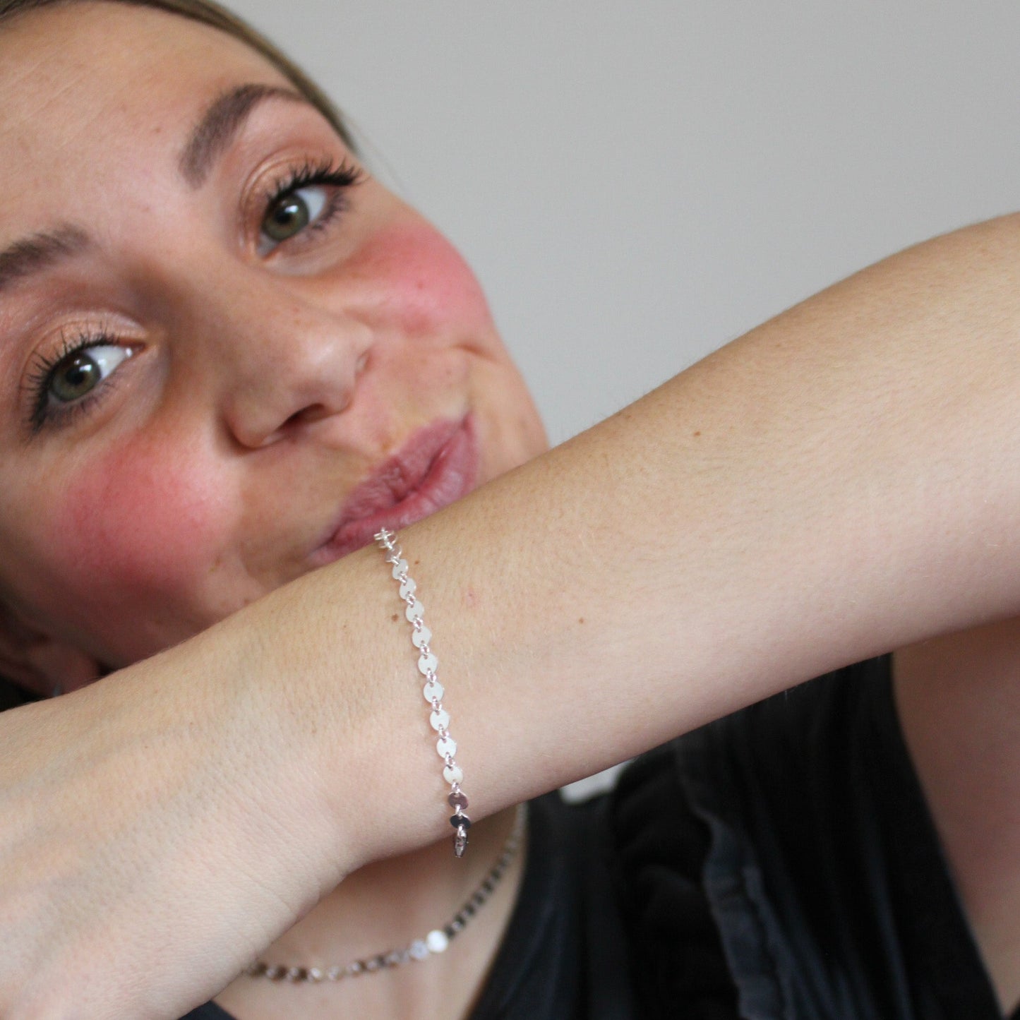 Silver Poppy Bracelet