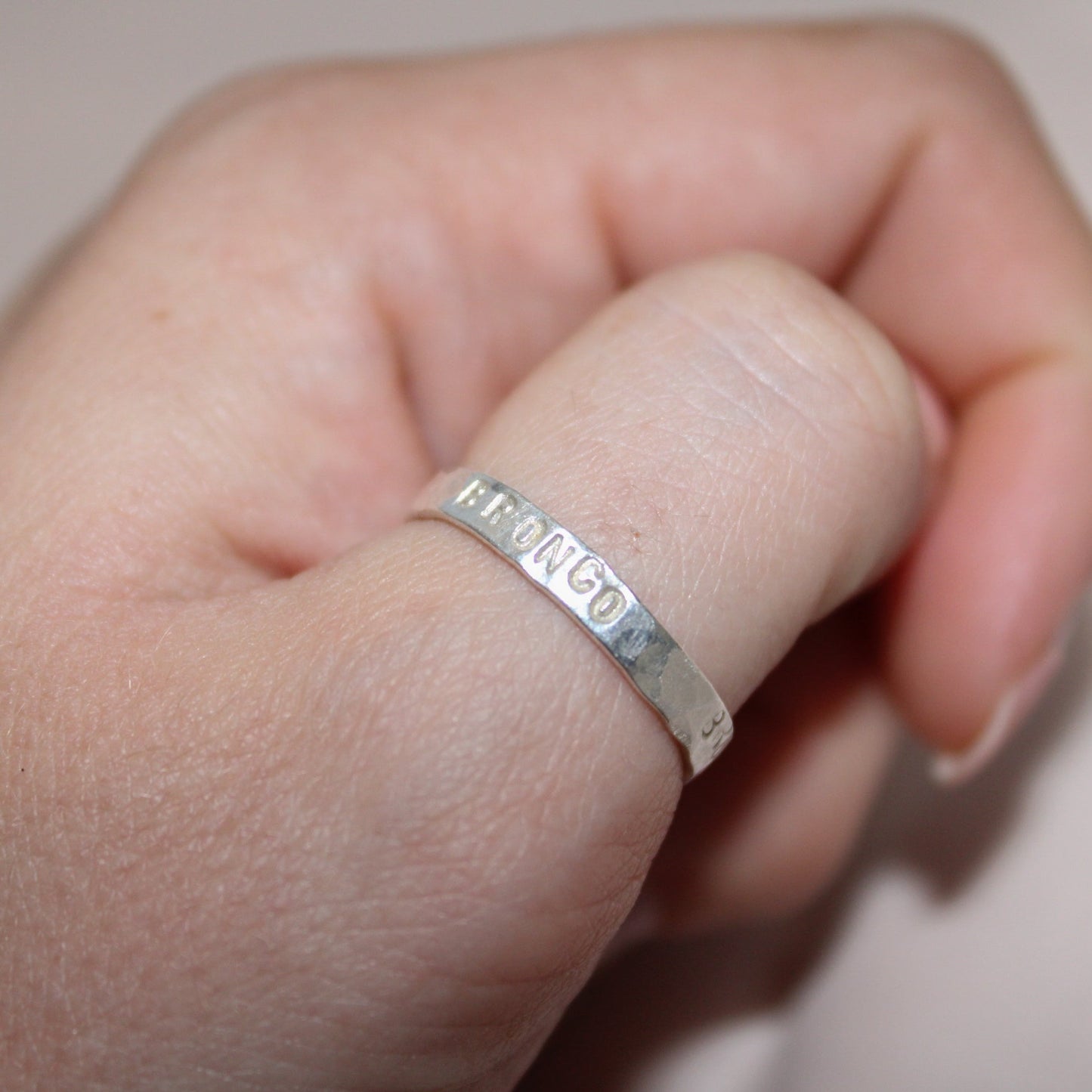Stamped Rings