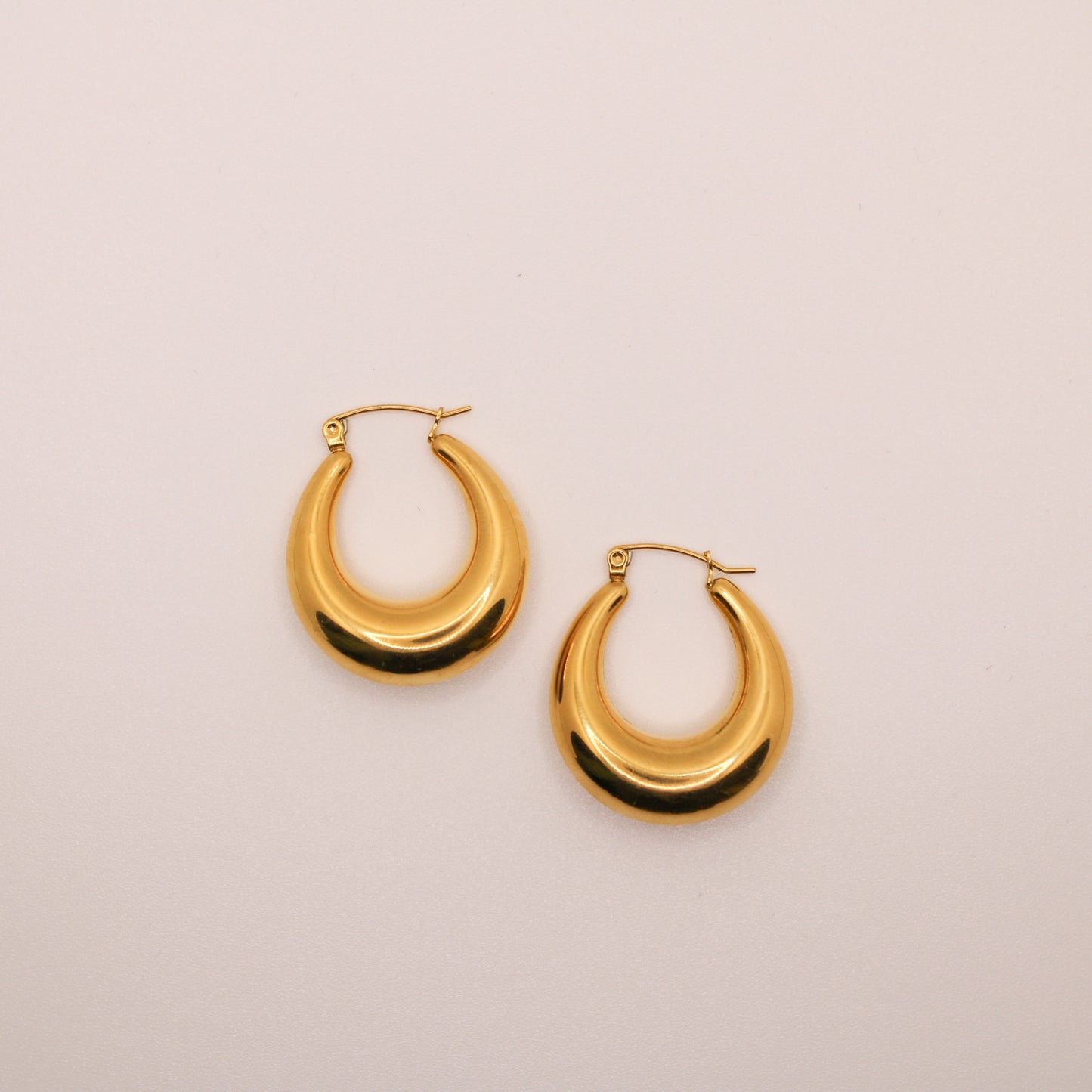 Thick Oval Hoops
