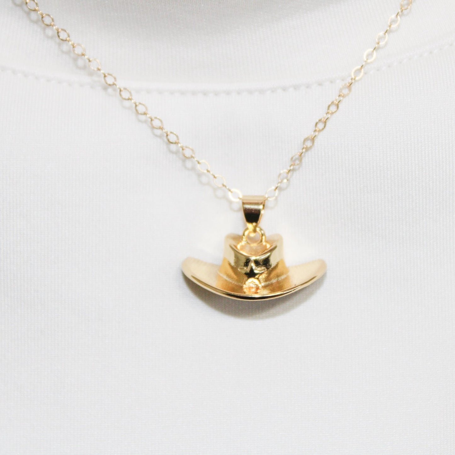 Cowboy Hat Necklace
