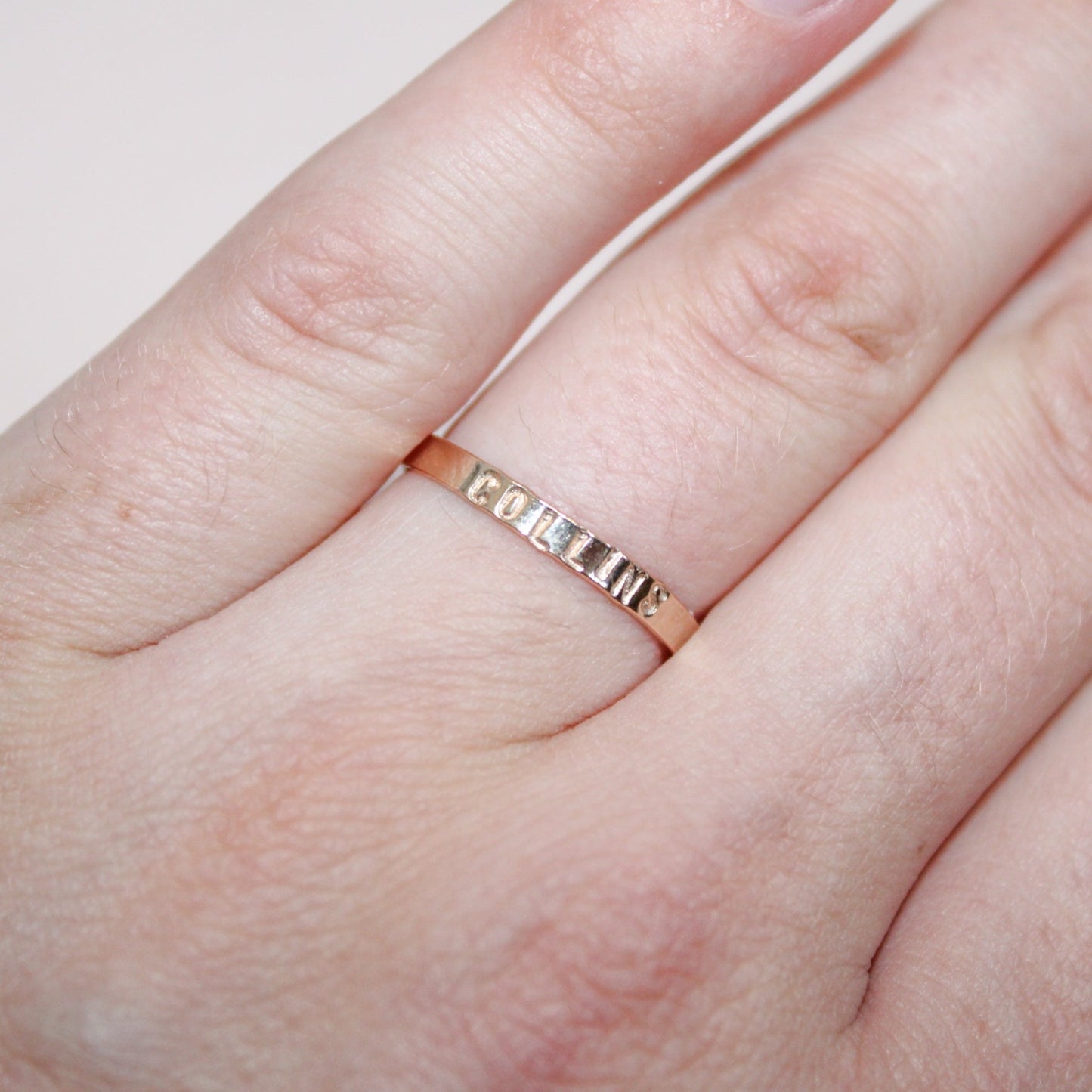 Stamped Rings