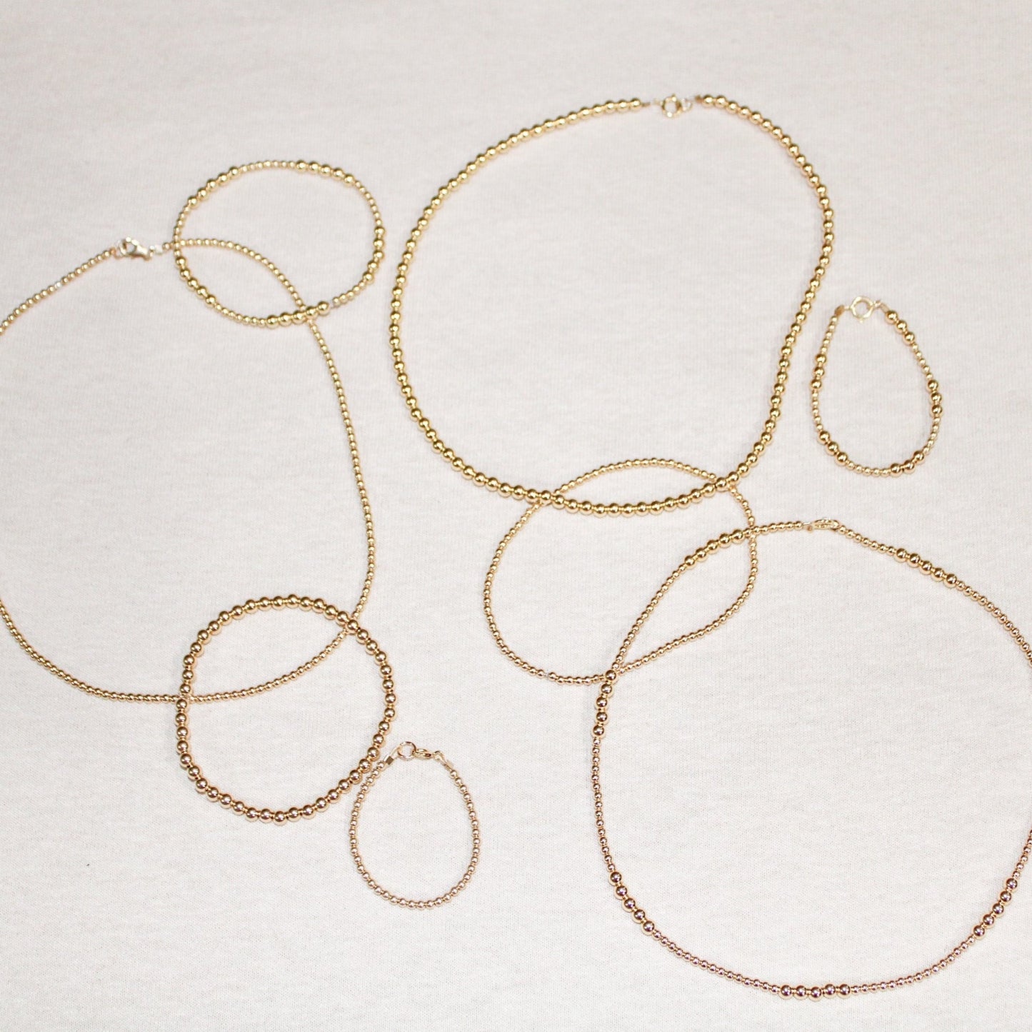 Gold Disco Necklace