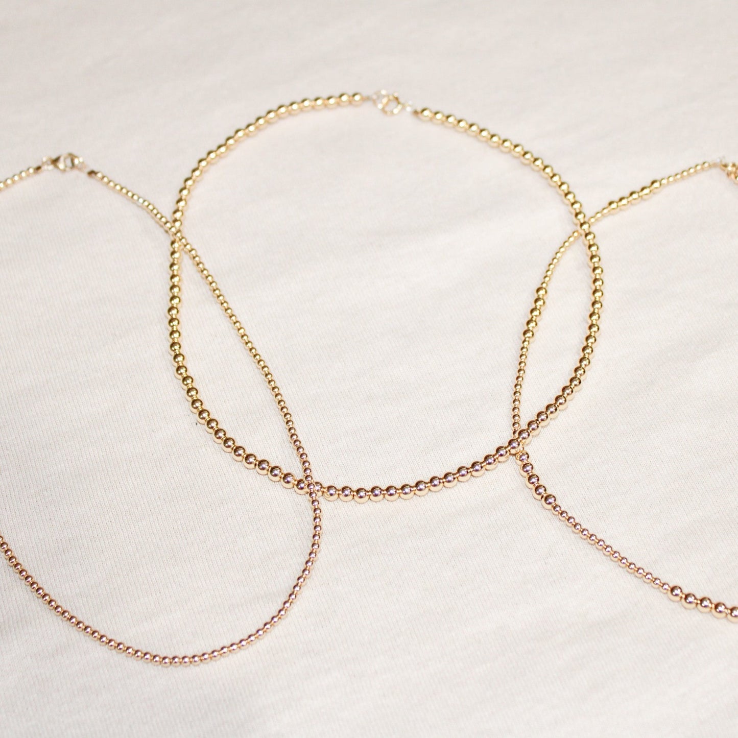 Gold Disco Necklace