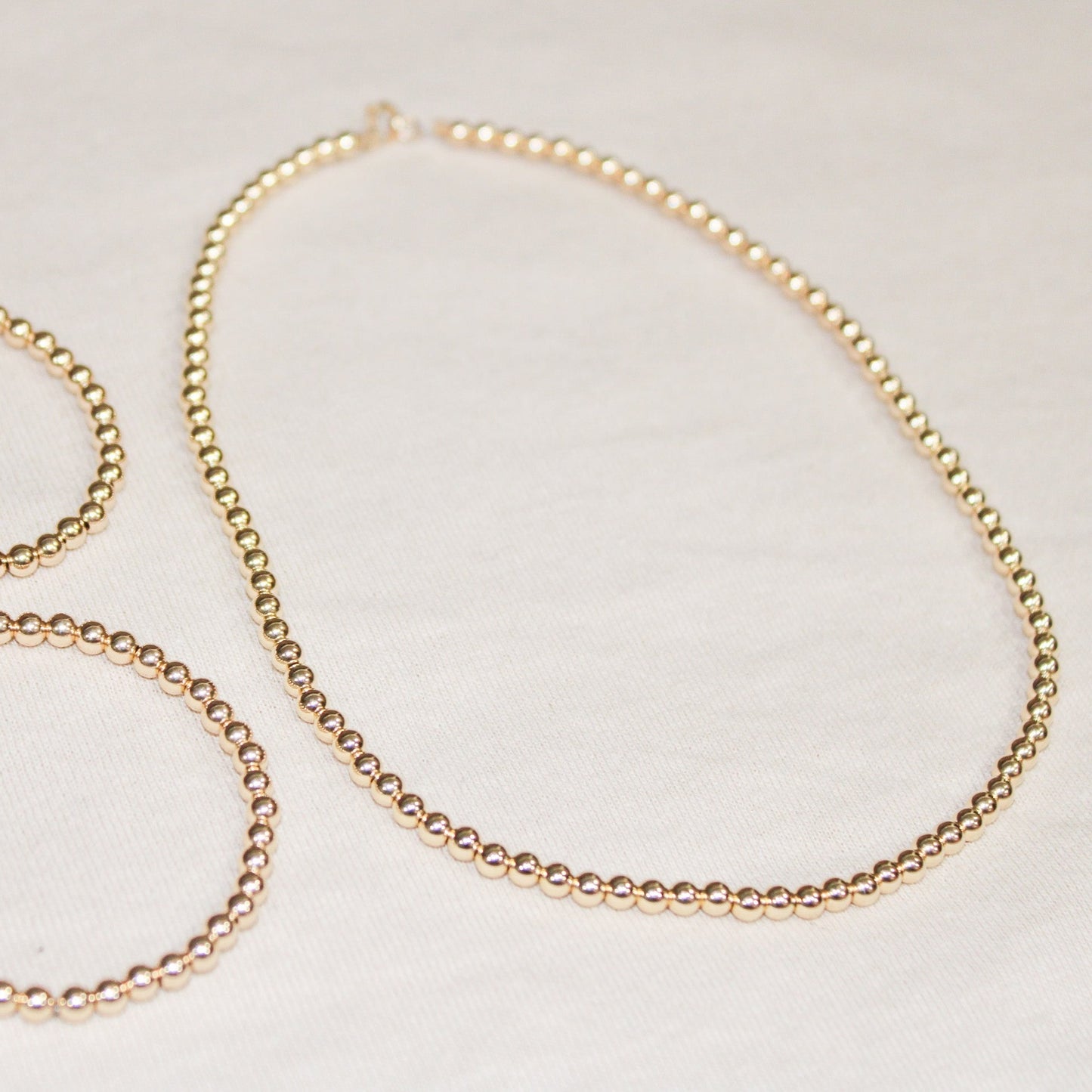 Gold Disco Necklace