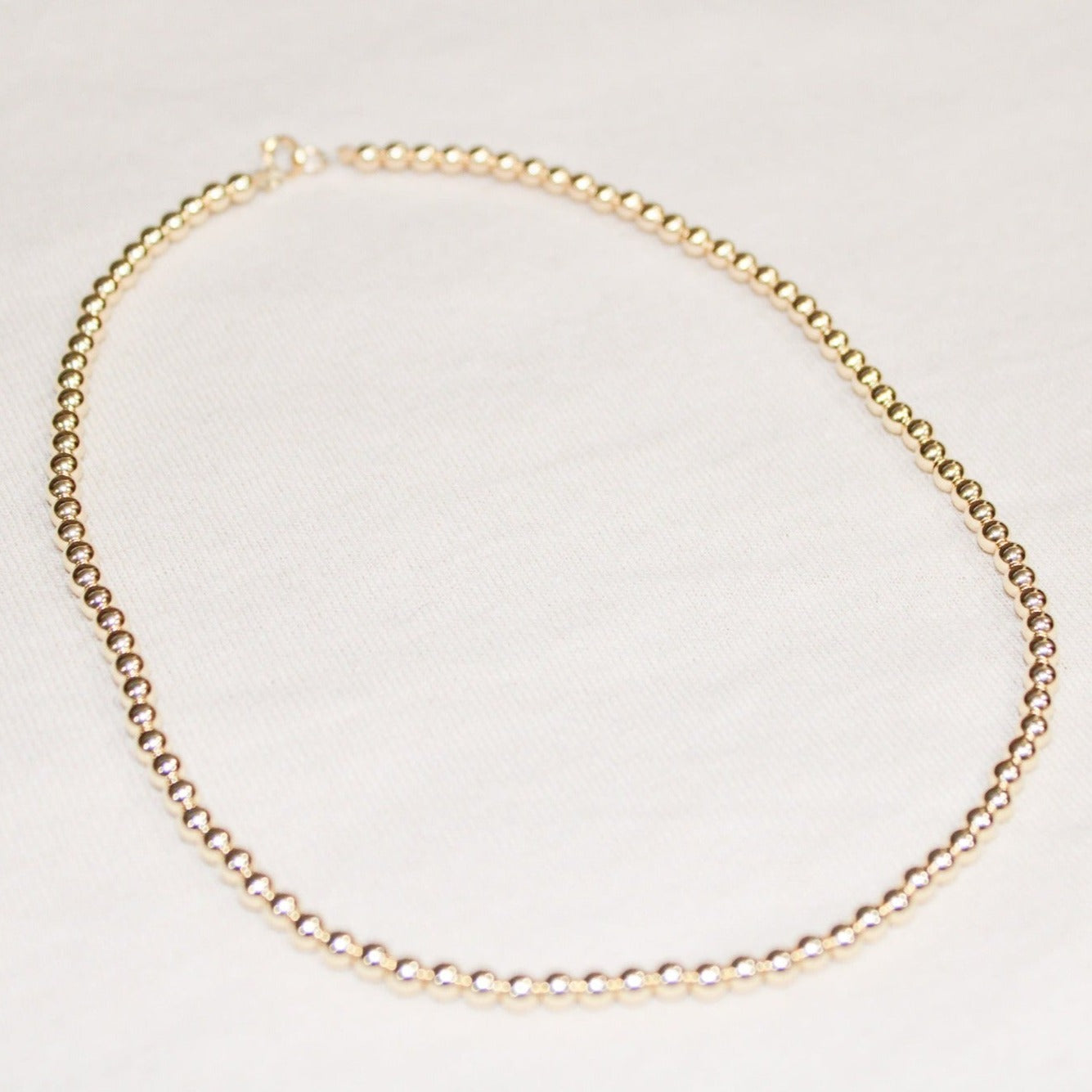 Gold Disco Necklace