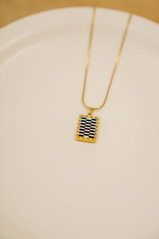 1 Black Checkered Insert