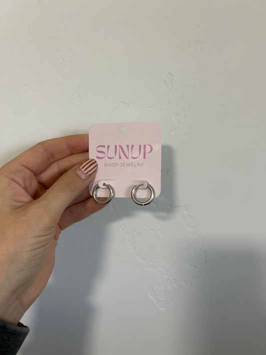 Sterling Silver Huggies