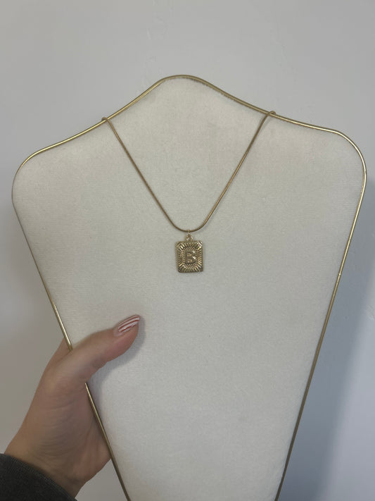 Initial Charm Necklace